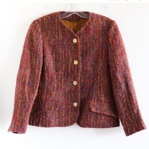 Vintage Aquascutum Bouclé Blazer